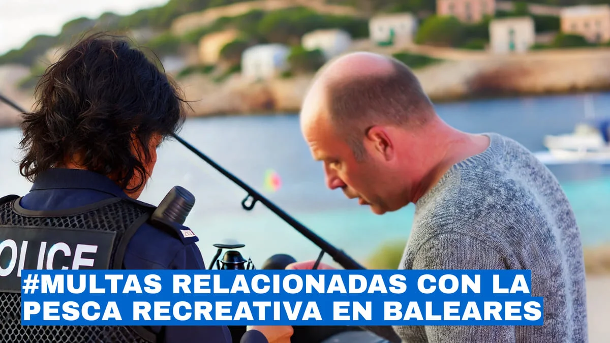 Multas relacionadas con la pesca recreativa en Baleares